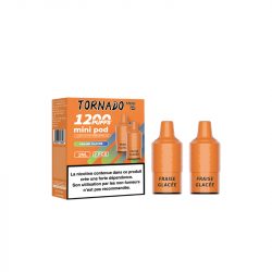 Pack de 2 Pods Tornado Mini 2ml 20mg Fumot Fraise Glacée