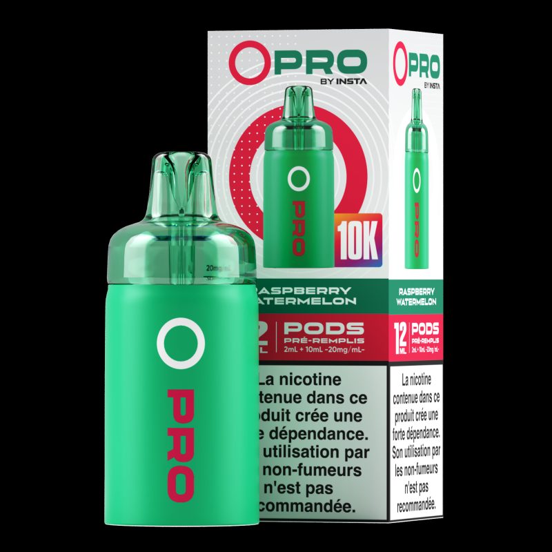 Cartouche OPRO IA 10000 Refill 10 2ml 20mg Instafill - Framboise Pastèque