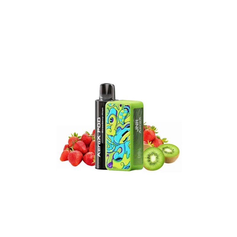 Strawberry Kiwi - Aero X 32k 850mAh 2ml / 2% - JNR Strawberry Kiwi - Aero X 32k 850mAh 2ml / 2% - JNR