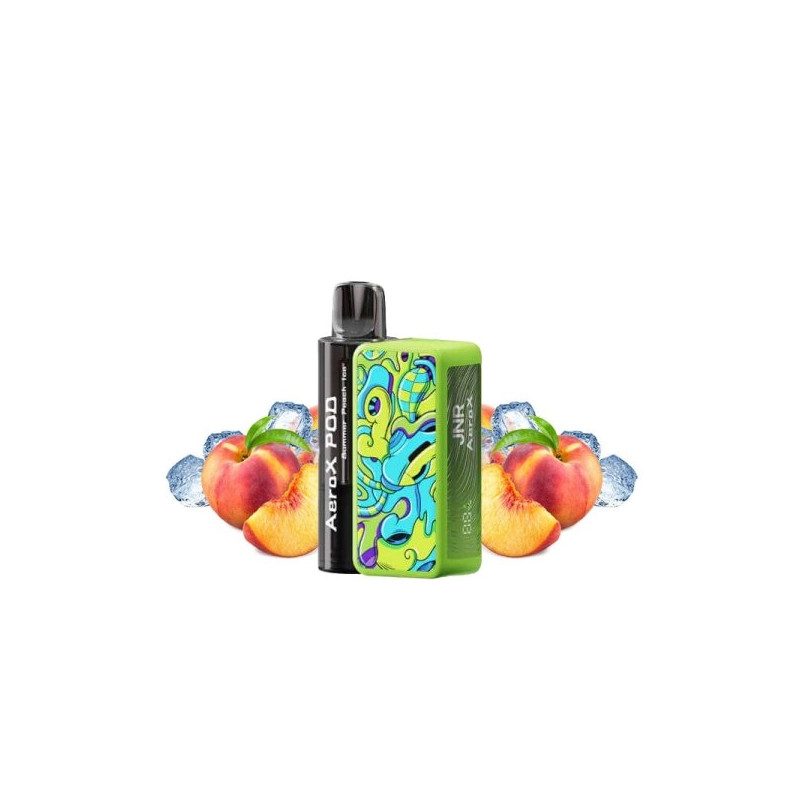 Summer Peach Ice - Aero X 32k 850mAh 2ml / 2% - JNR Summer Peach Ice - Aero X 32k 850mAh 2ml / 2% - JNR