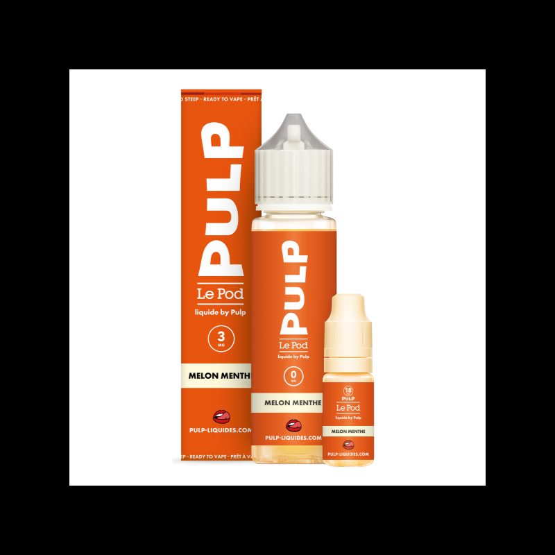 Melon Menthe - Pack 60ml Le Pod Liquide - Pulp Melon Menthe - Pack 60ml Le Pod Liquide - Pulp