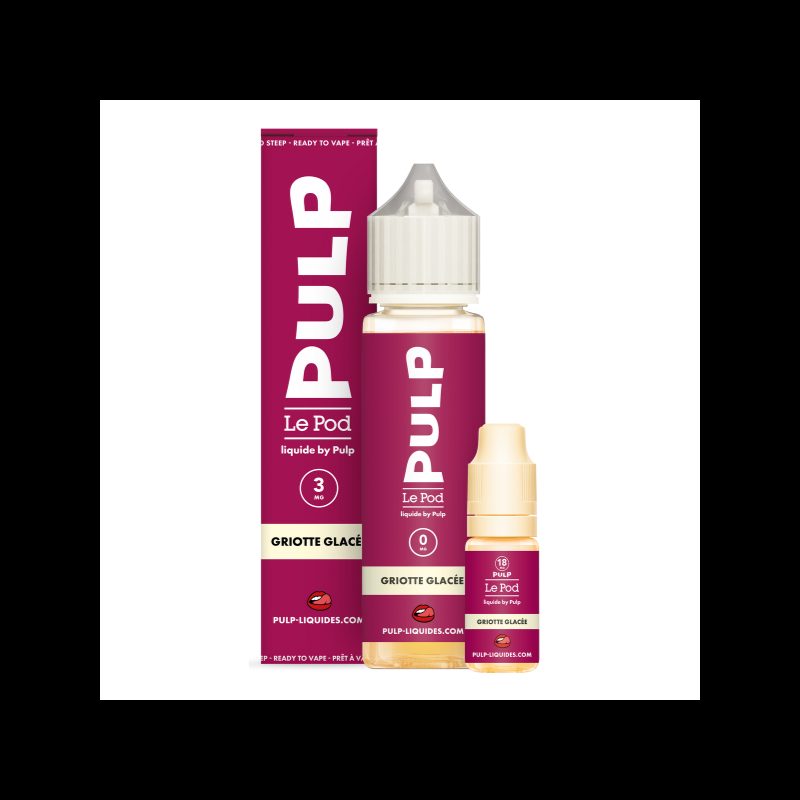 Griotte Glacée - Pack 60ml Le Pod Liquide - Pulp Griotte Glacée - Pack 60ml Le Pod Liquide - Pulp