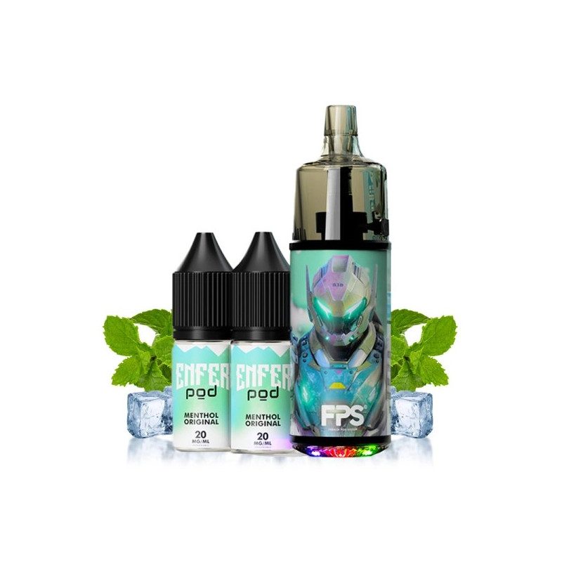 Menthol Original - Pack Pod Tank 30k - 1000mAh 10ml / 2% - FPS Menthol Original - Pack Pod Tank 30k - 1000mAh 10ml / 2% - FPS