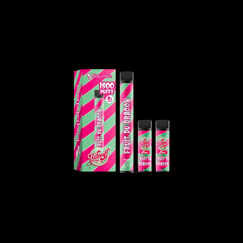 Fruit du dragon - Starter Kit Wpuff 600 Original Pod 2ml - Liquideo - Boite Fruit du dragon - Starter Kit Wpuff 600 Original Pod 2ml - Liquideo - Boite