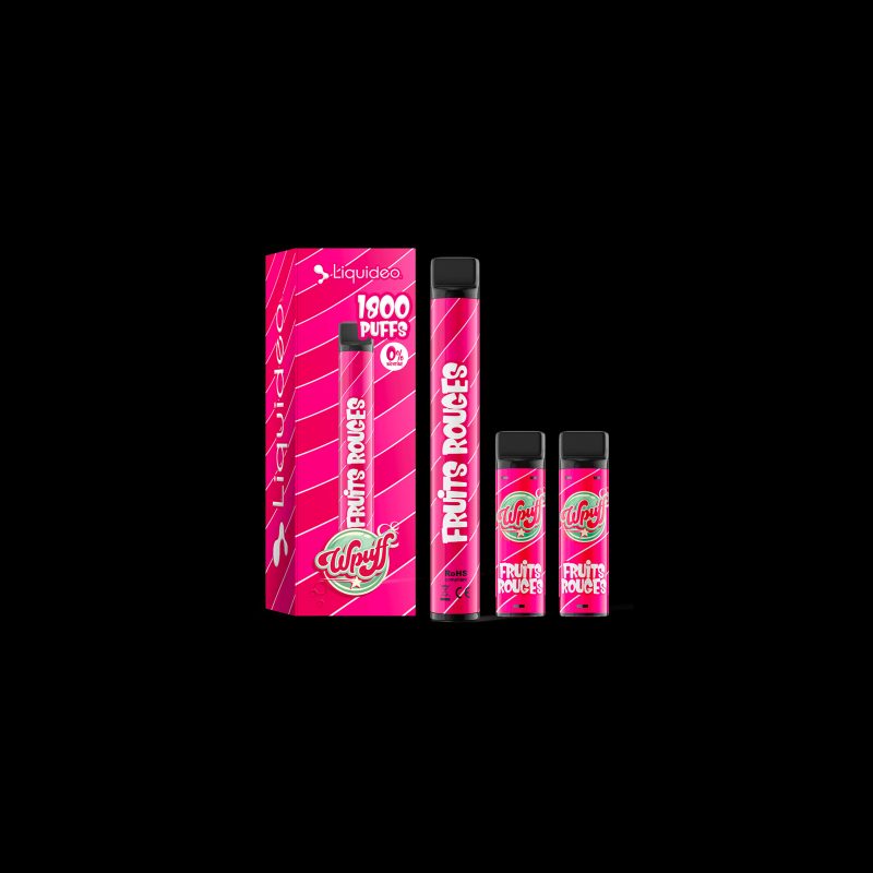 Fruits Rouges - Starter Kit Wpuff 600 Original Pod 2ml - Liquideo - Boite Fruits Rouges - Starter Kit Wpuff 600 Original Pod 2ml - Liquideo - Boite