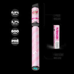 Mashmallow - Starter Kit Wpuff 600 Original Pod 2ml - Liquideo - Infos