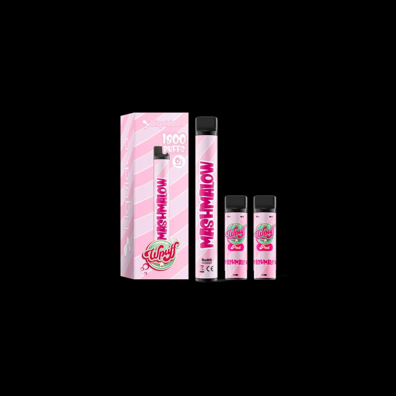 Mashmallow - Starter Kit Wpuff 600 Original Pod 2ml - Liquideo - Boite Mashmallow - Starter Kit Wpuff 600 Original Pod 2ml - Liquideo - Boite