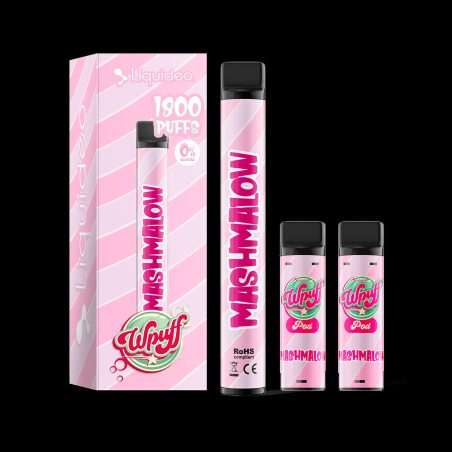 Mashmallow - Starter Kit Wpuff 600 Original Pod 2ml - Liquideo - Boite