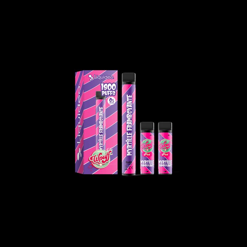 Myrtille Framboise - Starter Kit Wpuff 600 Original Pod 2ml - Liquideo - Boite Myrtille Framboise - Starter Kit Wpuff 600 Original Pod 2ml - Liquideo - Boite