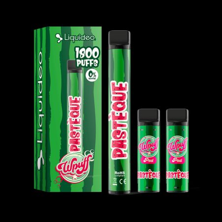 Pastèque - Starter Kit Wpuff 600 Original Pod 2ml - Liquideo - Boite