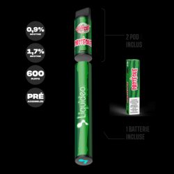 Pastèque - Starter Kit Wpuff 600 Original Pod 2ml - Liquideo - Infos