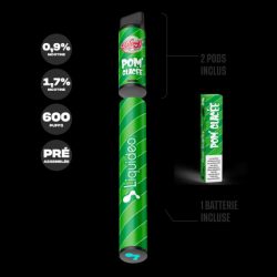 Pom'Glacée - Starter Kit Wpuff 600 Original Pod 2ml - Liquideo - Infos