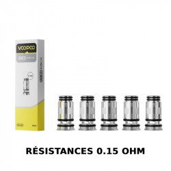 Pack de 5 x résistances Pnp X - Voopoo V2 - 0.15 Ohm
