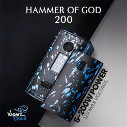 Box Hammer of God 200 200W 2x18650 - Vaperz Cloud - Infos