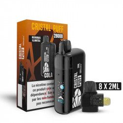 Cristal Puff 28K Cola 0mg, 10mg & 20mg | Puff Intense et Saveurs Classiques