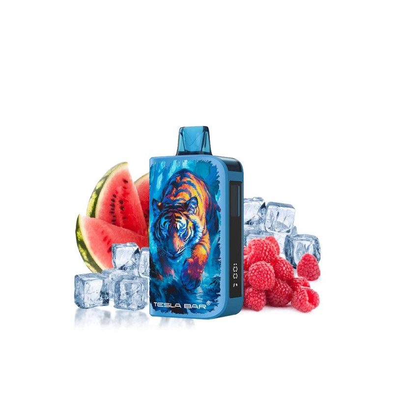 Raspberry Watermelon Ice - ST-10K 2% 10ml - Tesla Bar by Teslacigs Raspberry Watermelon Ice - ST-10K 2% 10ml - Tesla Bar by Teslacigs