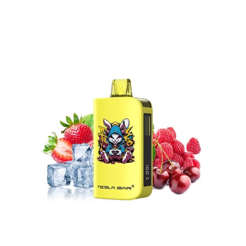 Strawberry Raspberry Cherry - ST-10K 2% 10ml - Tesla Bar by Teslacigs Strawberry Raspberry Cherry - ST-10K 2% 10ml - Tesla Bar by Teslacigs