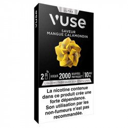 Recharges Ultra Vuse Mangue Calamondin | Pack 2 x 1000 bouffées