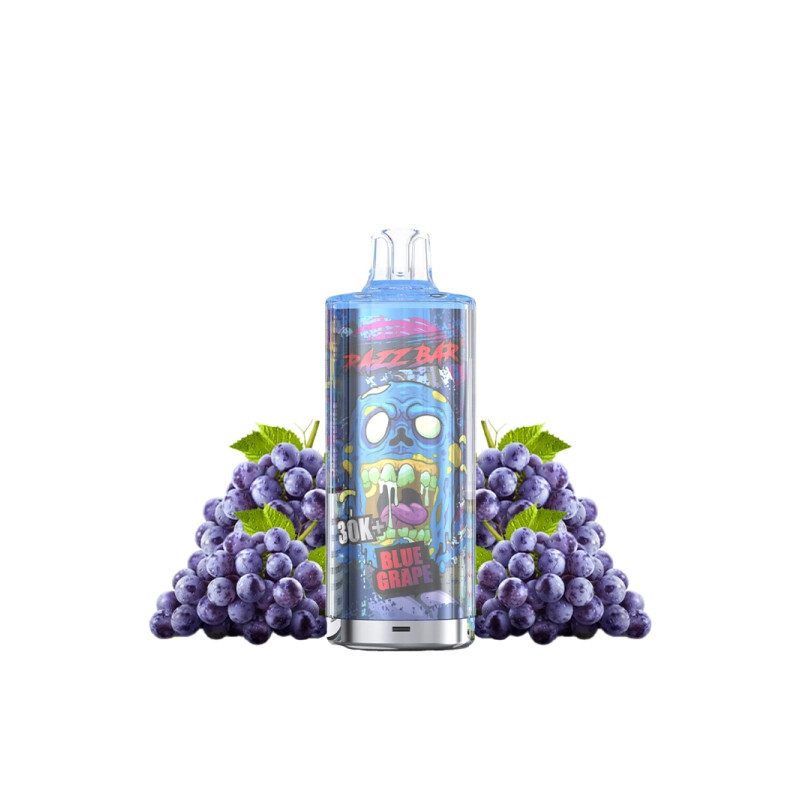 Blue Grape - Pack 30K 650mAh 20 2ml / 20mg - RazzBar Blue Grape - Pack 30K 650mAh 20 2ml / 20mg - RazzBar