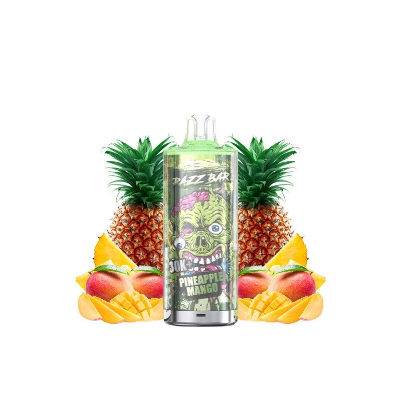 Pineapple Mango - Pack 30K 650mAh 20 2ml / 20mg - RazzBar Pineapple Mango - Pack 30K 650mAh 20 2ml / 20mg - RazzBar