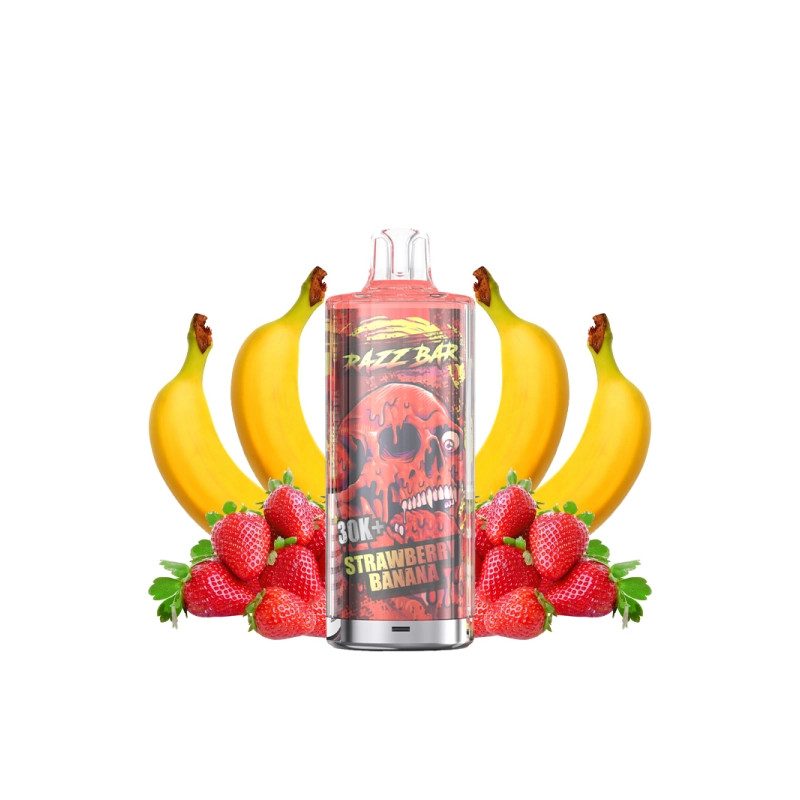 Strawberry Banana - Pack 30K 650mAh 20 2ml / 20mg - RazzBar Strawberry Banana - Pack 30K 650mAh 20 2ml / 20mg - RazzBar