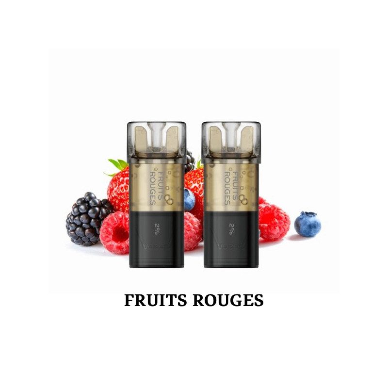Fruits Rouges - 2 x Cartouches Pré-remplie Switch Pro 2ml - Vozol Fruits Rouges - 2 x Cartouches Pré-remplie Switch Pro 2ml - Vozol