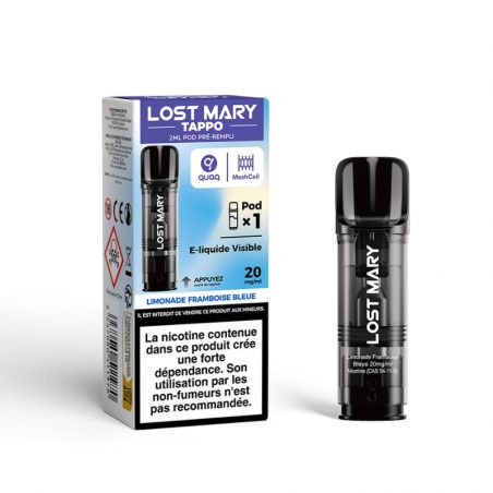 Limonade Framboise Bleu - Pod Tappo Air 2ml - Lost Mary