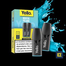 Menthe Polaire ePod - Yello - Vape Fraîche et Vivifiante au Goût de Menthe - 2 Cartouches
