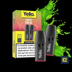 Fraise Kiwi ePod - Yello - Vape Fruitée et Rafraîchissante au Goût Fraise et Kiwi - 2 Cartouches