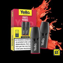 Fruits Rouges ePod - Yello - Vape Fruitée et Savoureuse avec Baies Rouges - 2 Cartouches