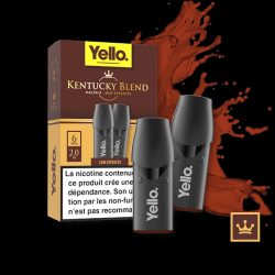 Kentucky Blend ePod - Yello - Vape Authentique au Goût Tabac Classique - 2 Cartouches