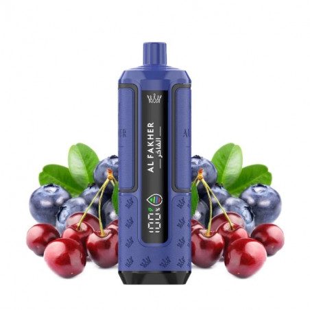 Kit Blueberry Cherry - 30k Hyper Max Advanced 950 mAh - Crown Bar by Al Fakher