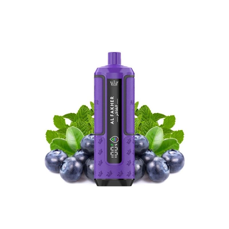 Kit Blueberry Mint - 30k Hyper Max Advanced 950 mAh - Crown Bar by Al Fakher Kit Blueberry Mint - 30k Hyper Max Advanced 950 mAh - Crown Bar by Al Fakher