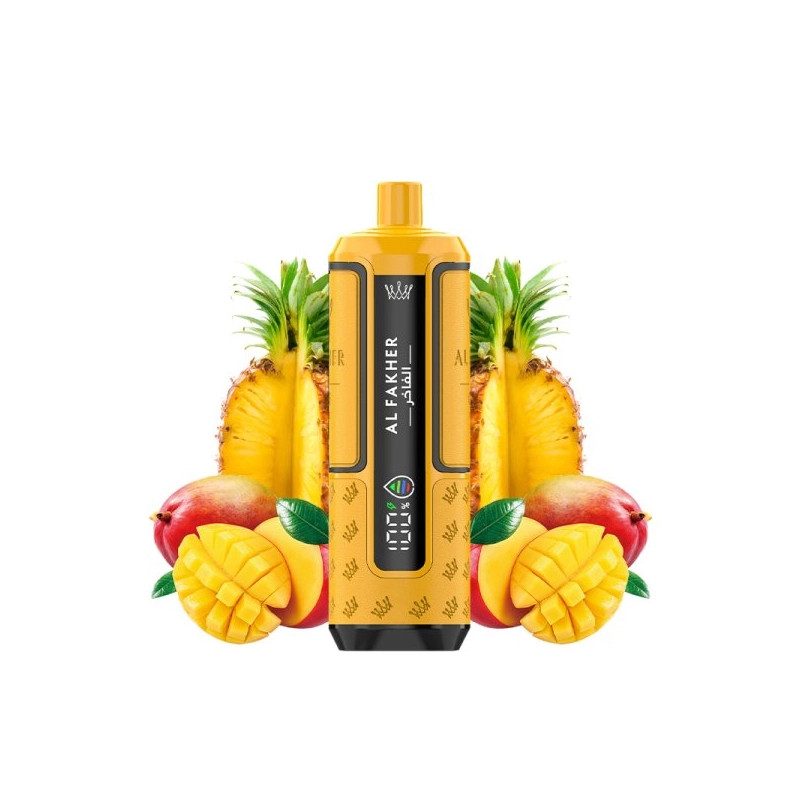 Kit Mango Pineapple - 30k Hyper Max Advanced 950 mAh - Crown Bar by Al Fakher