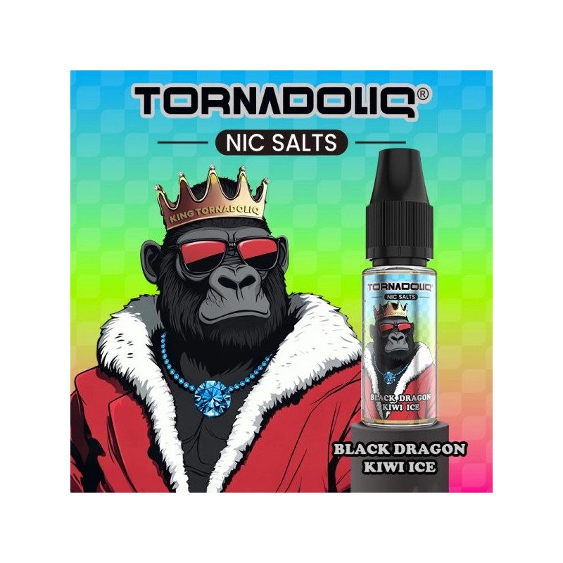 Black Dragon Kiwi 10ml - Tornadoliq - Poster Black Dragon Kiwi 10ml - Tornadoliq - Poster