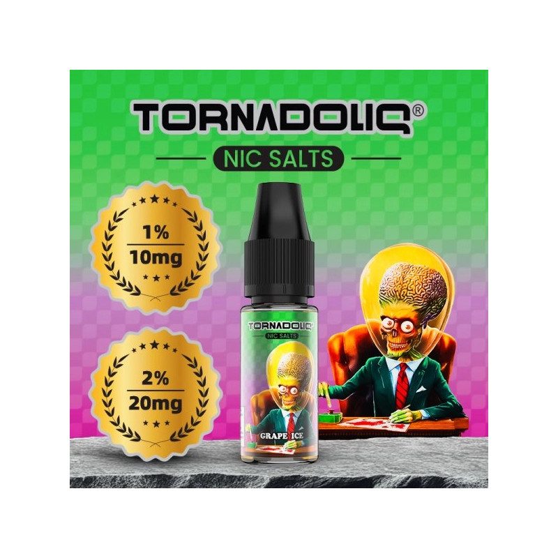 Grape Ice 10ml - Tornadoliq - Poster Grape Ice 10ml - Tornadoliq - Poster