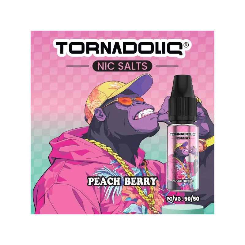 Peach Berry 10ml - Tornadoliq - Poster Peach Berry 10ml - Tornadoliq - Poster
