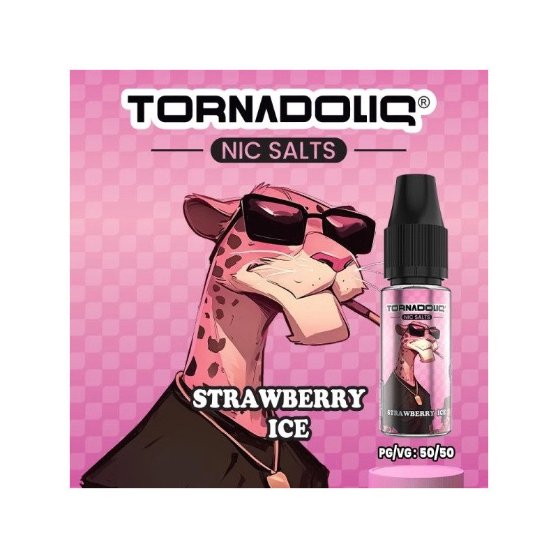 Strawberry Ice 10ml - Tornadoliq - Poster Strawberry Ice 10ml - Tornadoliq - Poster