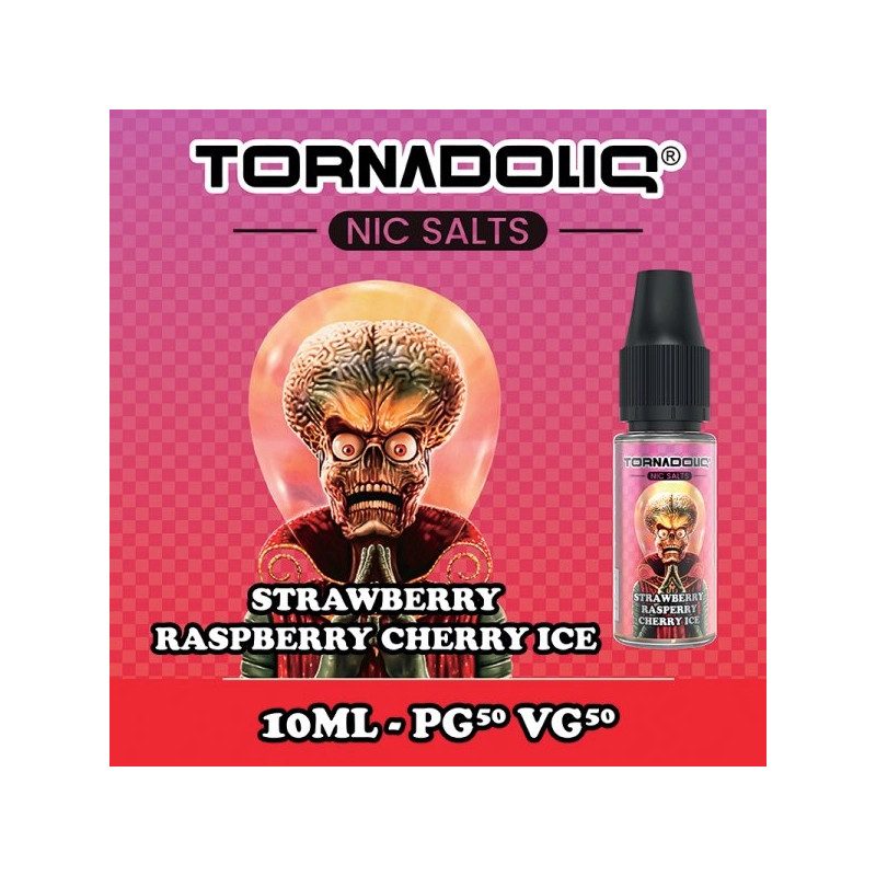Strawberry Raspberry Cherry Ice 10ml - Tornadoliq - Poster Strawberry Raspberry Cherry Ice 10ml - Tornadoliq - Poster