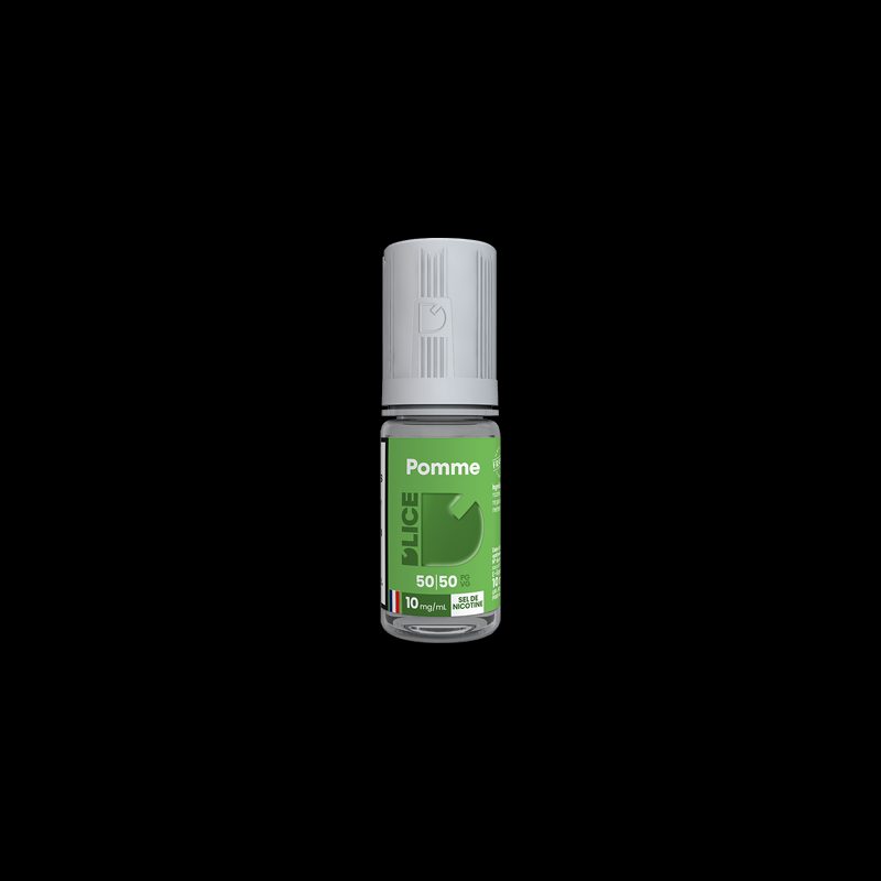 Pack 5 flacons Pomme - Sel de Nicotine - DLice - 10 ml Pack 5 flacons Pomme - Sel de Nicotine - DLice - 10 ml