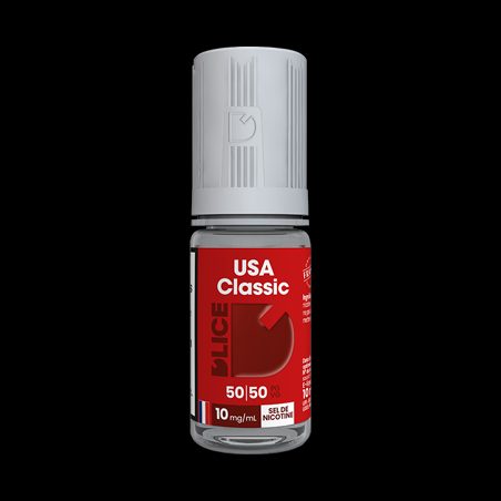 Pack 5 flacons USA Classic - Sel de Nicotine - DLice - 10 ml