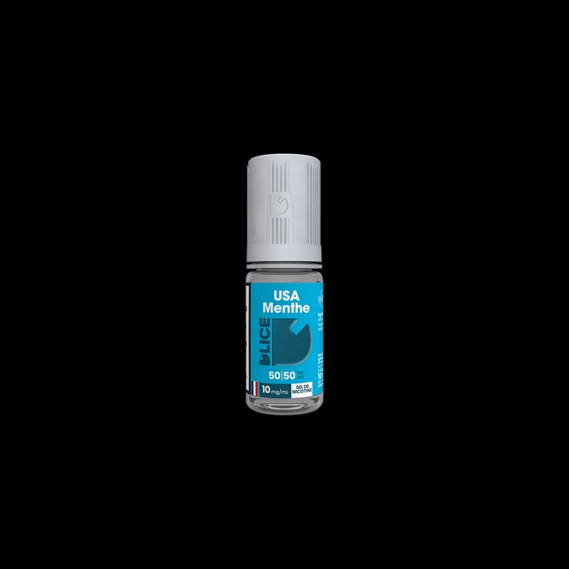 Pack 5 flacons USA Menthe - Sel de Nicotine - DLice - 10 ml Pack 5 flacons USA Menthe - Sel de Nicotine - DLice - 10 ml