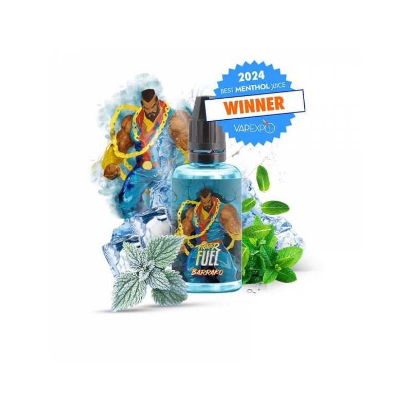 Concentré Barrako 30mL - Fighter Fuel - Menthe Glaciale DIY Concentré Barrako 30mL - Fighter Fuel - Menthe Glaciale DIY