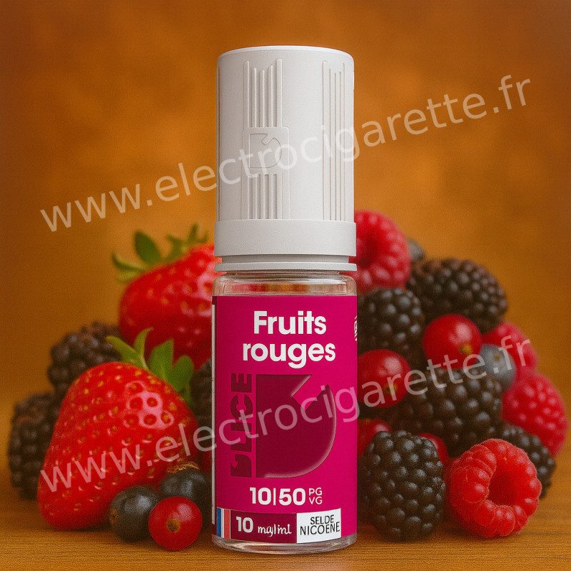 Pack 5 flacons Fruits Rouges - Sel de Nicotine - DLice - 10 ml