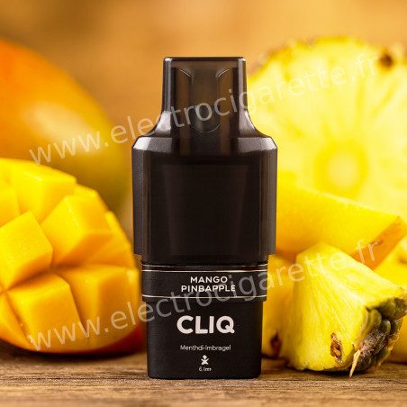 Mangue Ananas - 1 x Cartouche Pré-Remplie Cliq 2ml+10ml 20mg - AVM