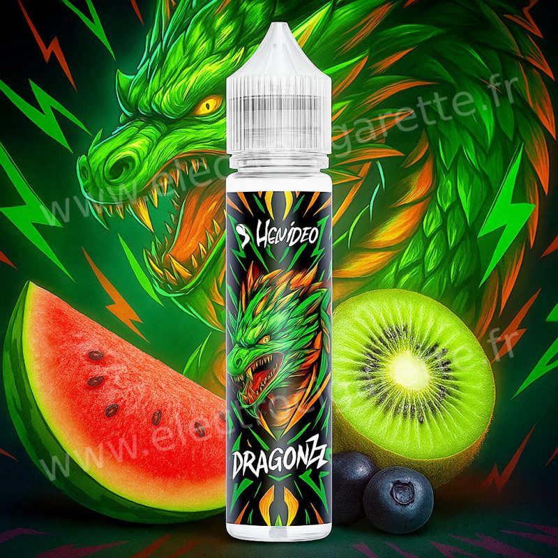 Pastèque Kiwi - Dragonzz - Liquideo - 50ml