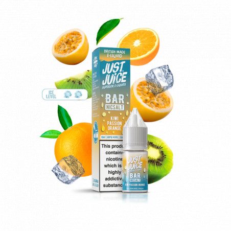 Kiwi Fruit de la Passion Orange - Nic Salt - Bar NicSalt - Just Juice - 10mL