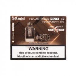Pack de 2 Cartouches 4mL - Pro4 - PureMax Pod - SX Mini - Boite