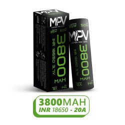 Accus MPV - 2800 mAh - INR 18650 - 20a - MG Vape