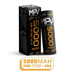 Accus MPV - 5000 mAh - INR 21700 - 30a - MG Vape